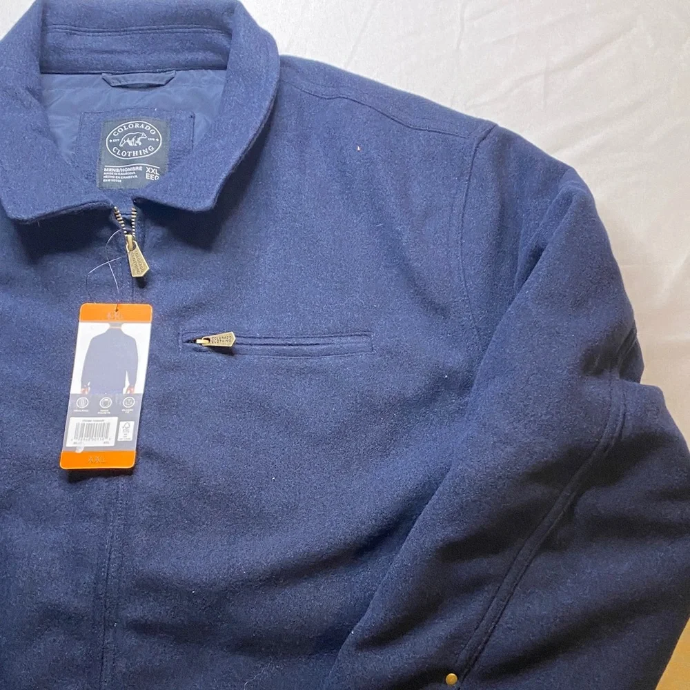 Colorado Clothing ‎ Navy Blue Zip-up Coat.